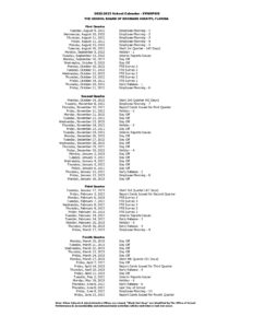 Broward County Public Schools Calendar Holidays 2022-2023