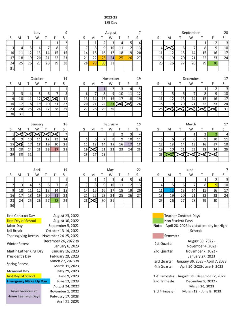 Salt Lake City School District Calendar Holidays 2022 2023