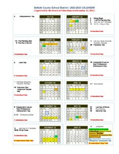 School Calendar - School Calendar Info