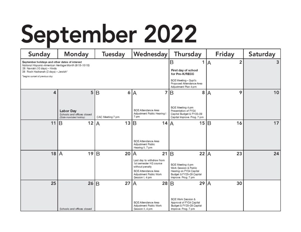 Howard County Public Schools Calendar 20222023 PDF