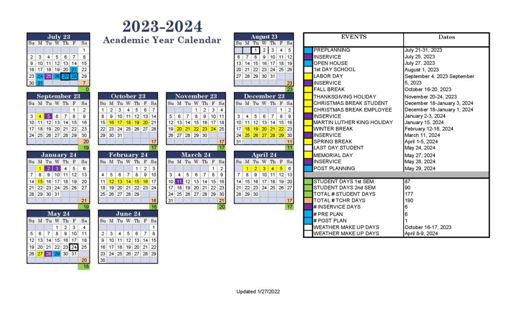Bulloch County Schools Calendar 
