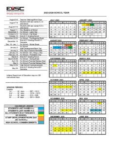 Evansville Vanderburgh School Corporation Calendar 2023-2024