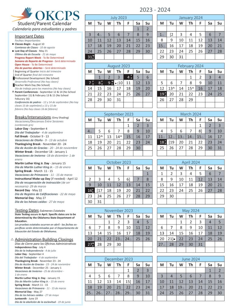 Oklahoma State Spring 2025 Calendar