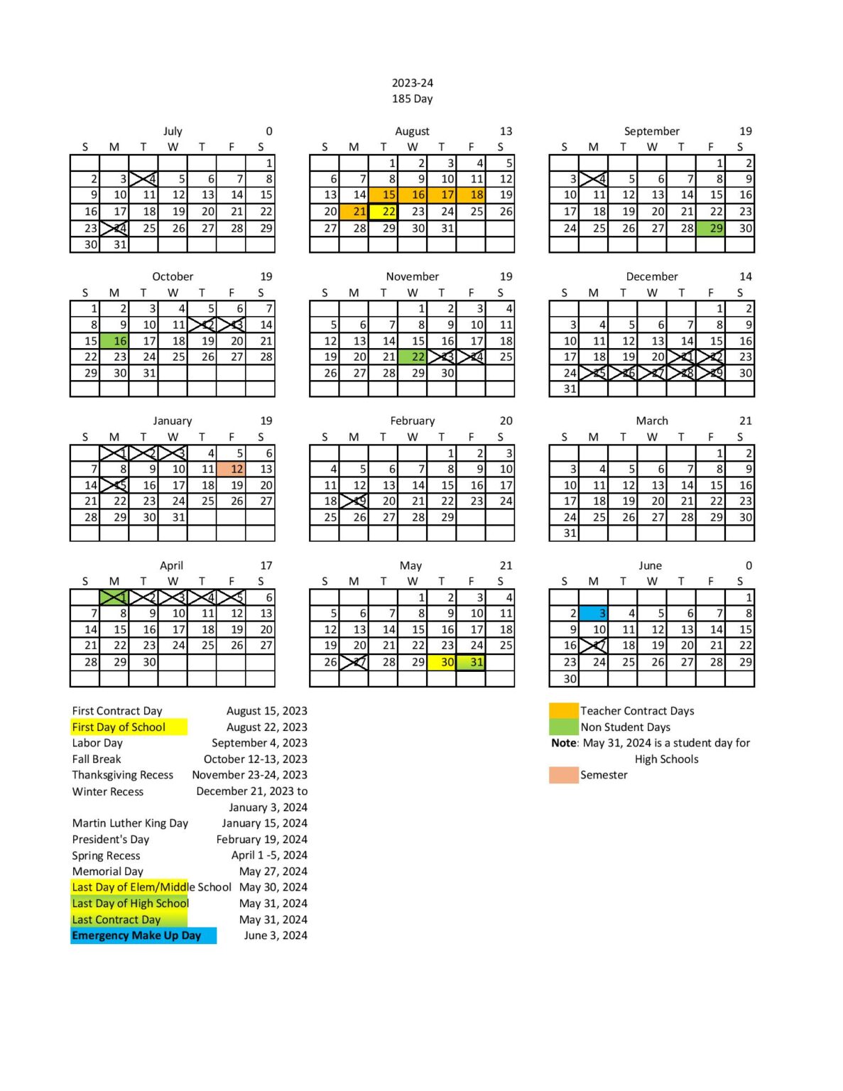 Salt Lake City School District Calendar Holidays 20232024