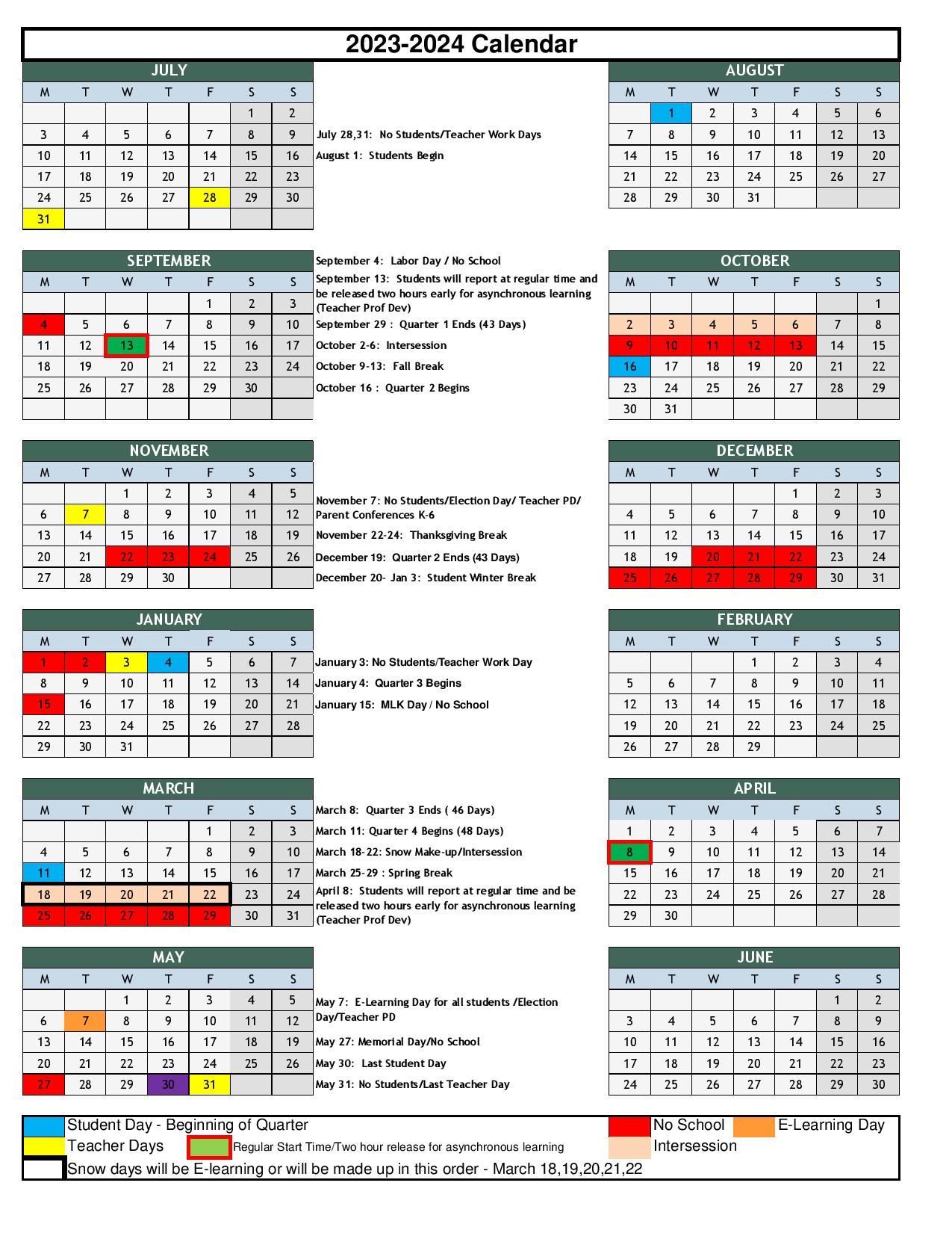 New Albany Floyd County Schools Calendar 2023 2024 In PDF New Albany Floyd County Schools Calendar 2023 2024 In PDF