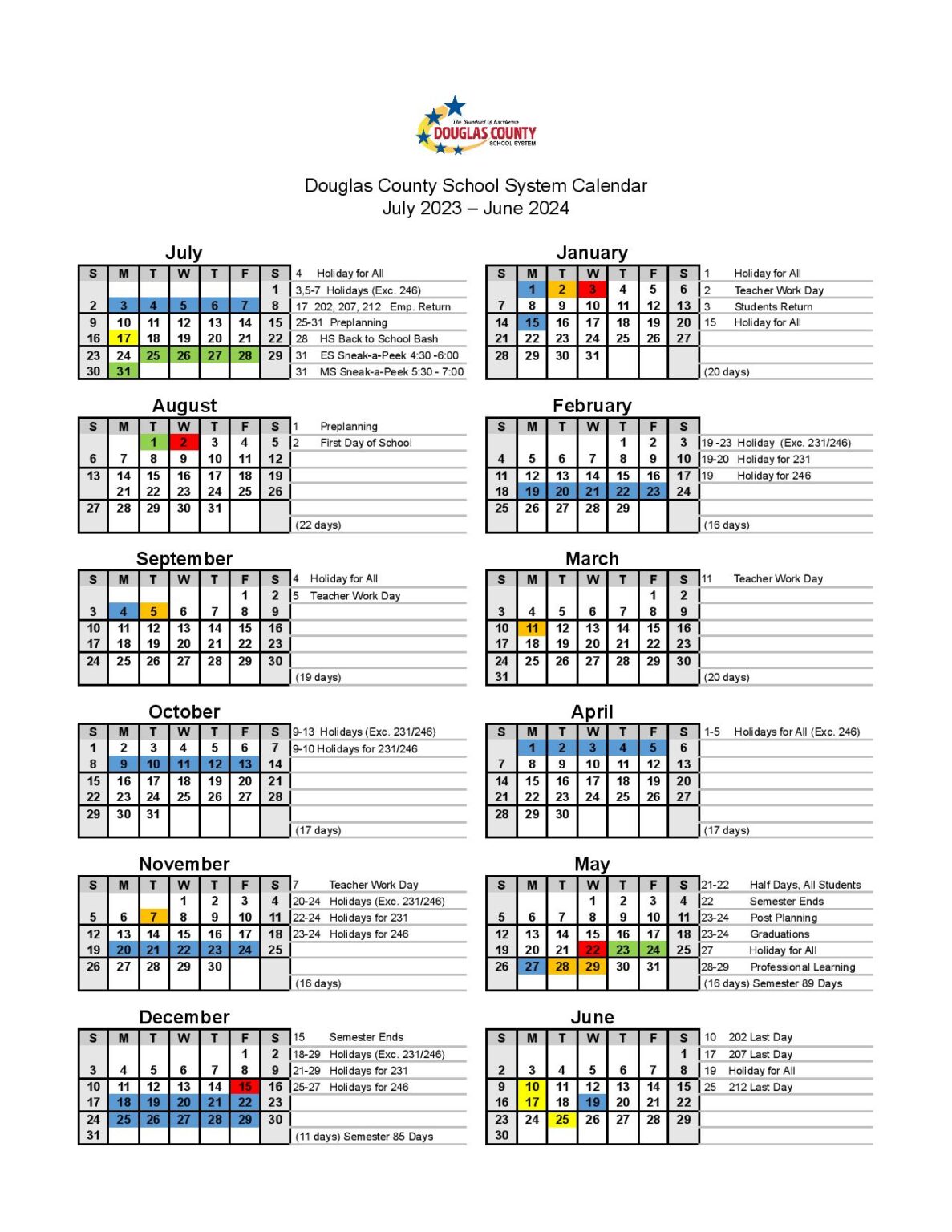 Houston County School Calendar 2425 Amalia Leonie