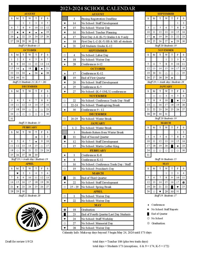 Southwest Licking Local School District Calendar 20232024