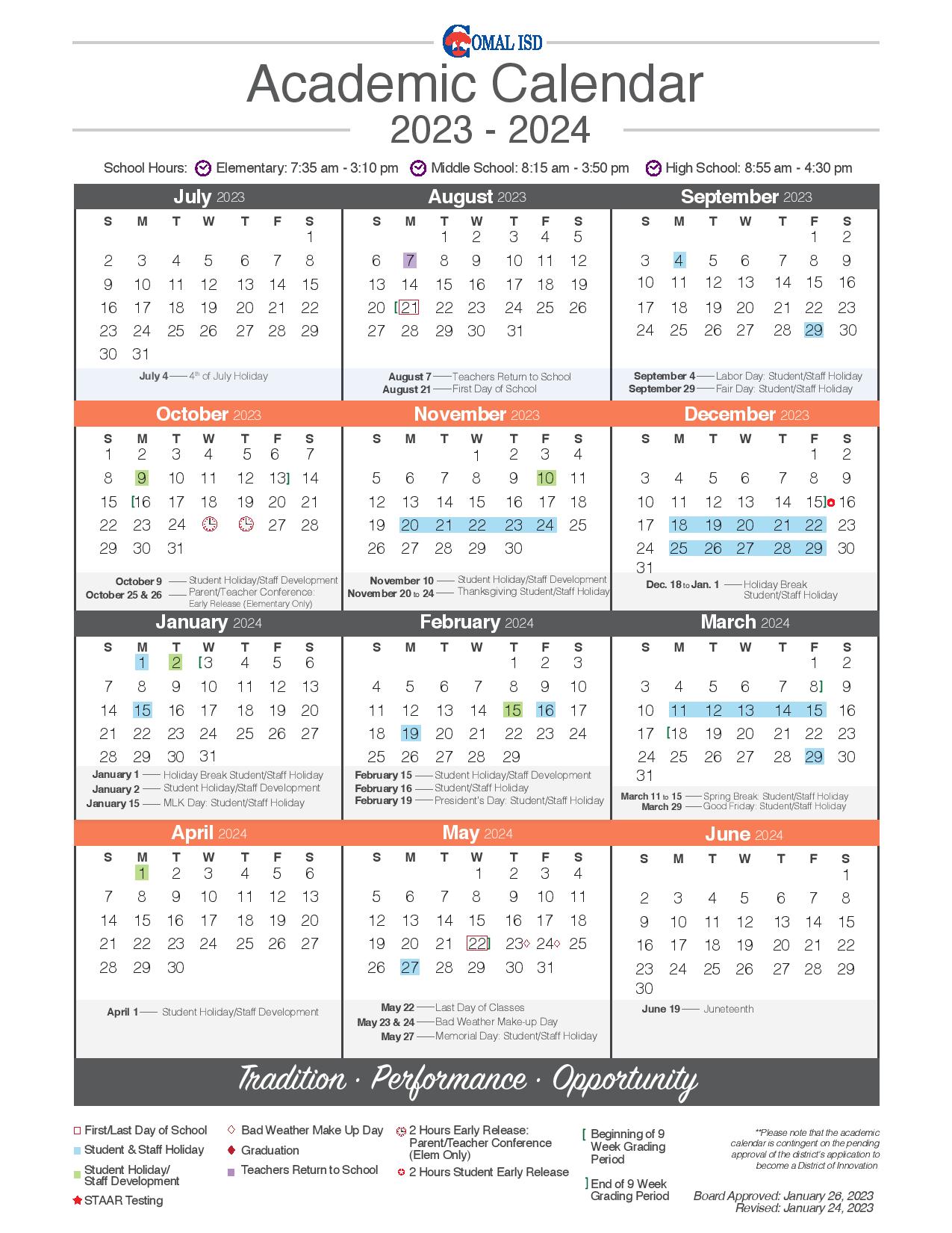 Comal Isd School Calendar 20242025 Cyb Cristal