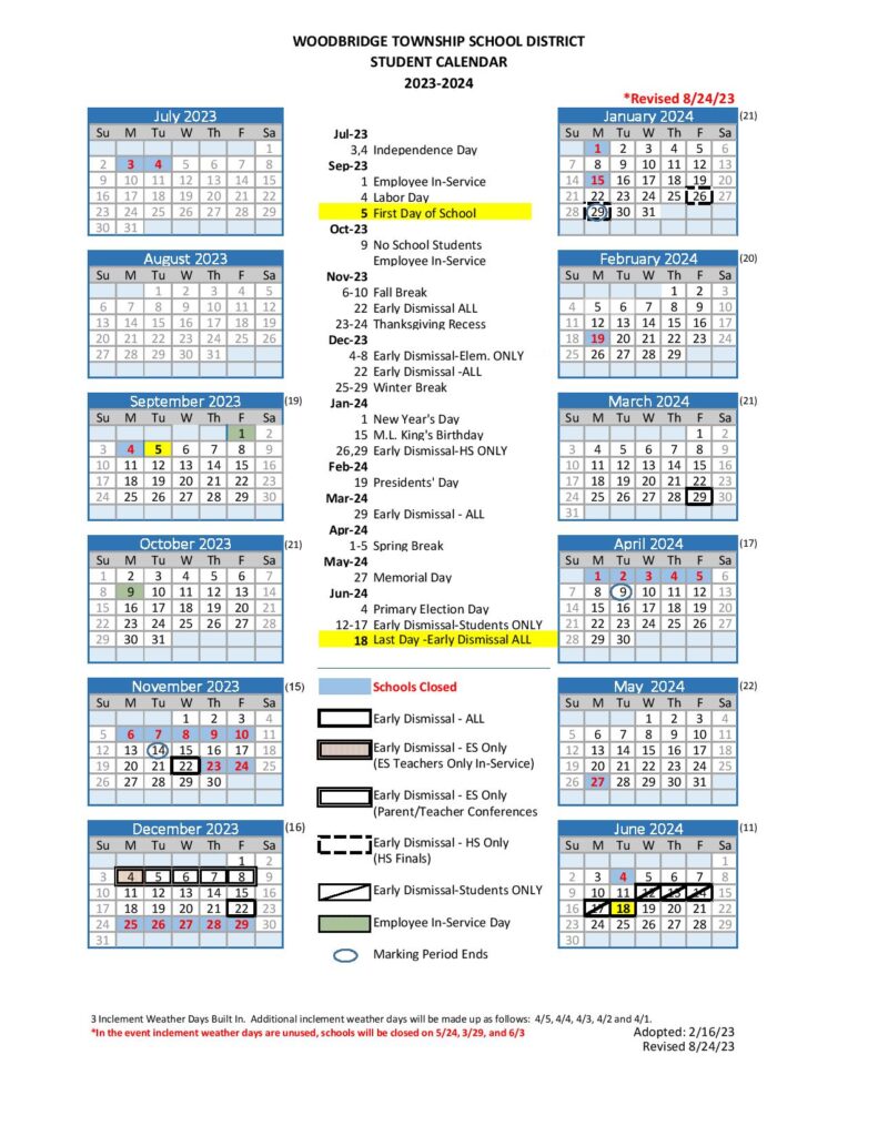 Washington Township 2024 2024 Calendars Betta Donielle