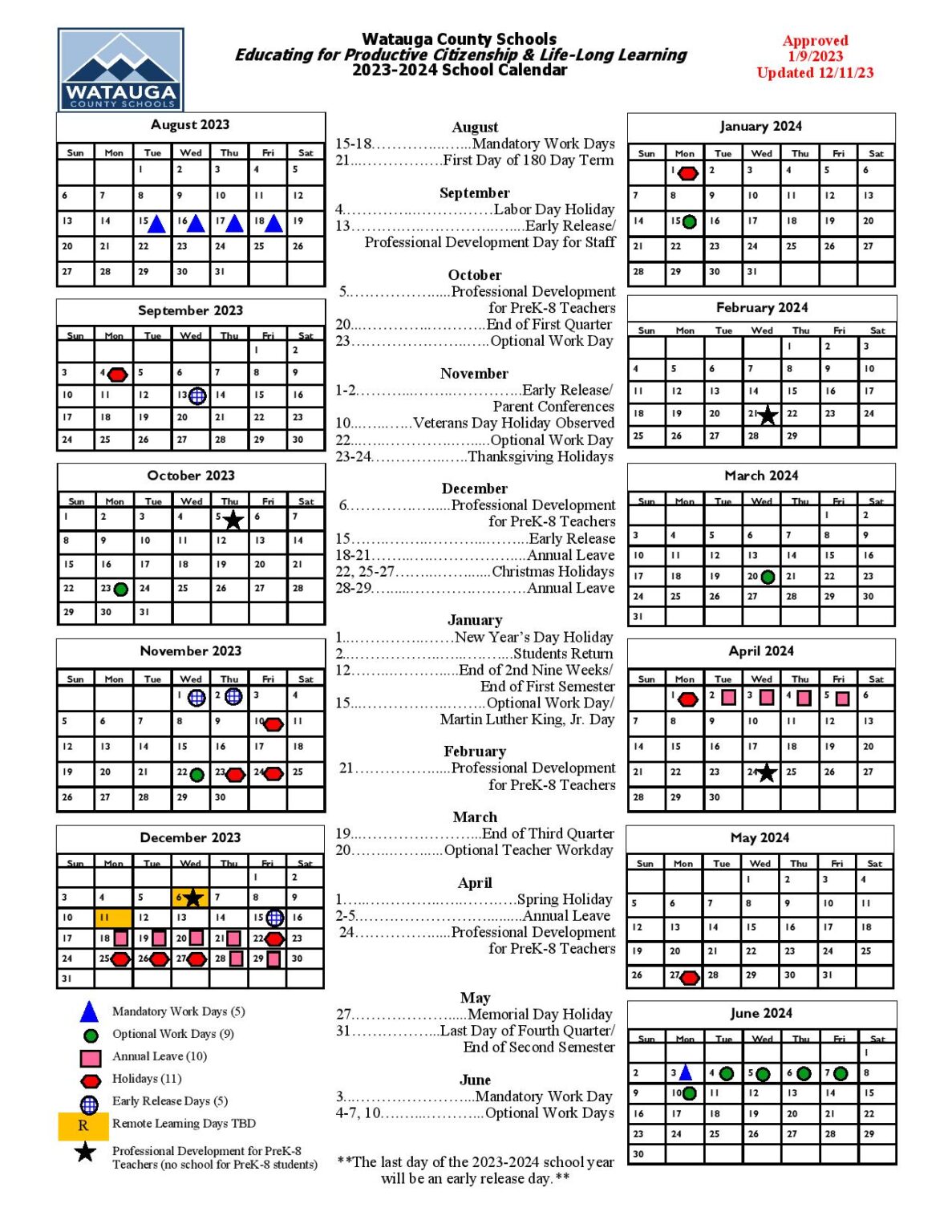 Watauga County Schools Calendar 1187x1536 