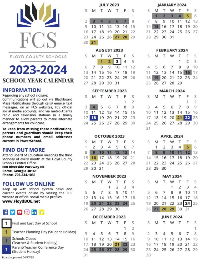 Floyd County School Calendar 2024 2025 Willi Julienne