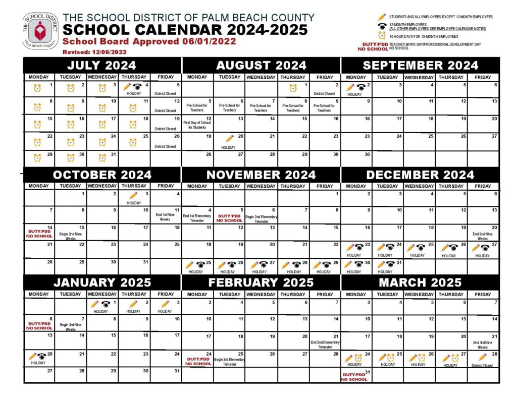 Palm Beach County School Calendar 2025 26 Pdfescape Aile Stephine
