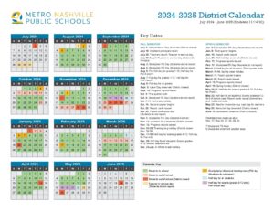 Metro Nashville Public Schools Calendar 2025-2026 - School Calendar Info