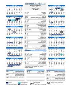 Morgan County Schools Calendar 2025-2026 PDF | MCS Holidays