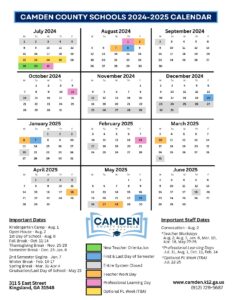 Camden County Schools Calendar 2025 in PDF School Calendar Info Camden County Schools Calendar 2025 in PDF School Calendar Info
