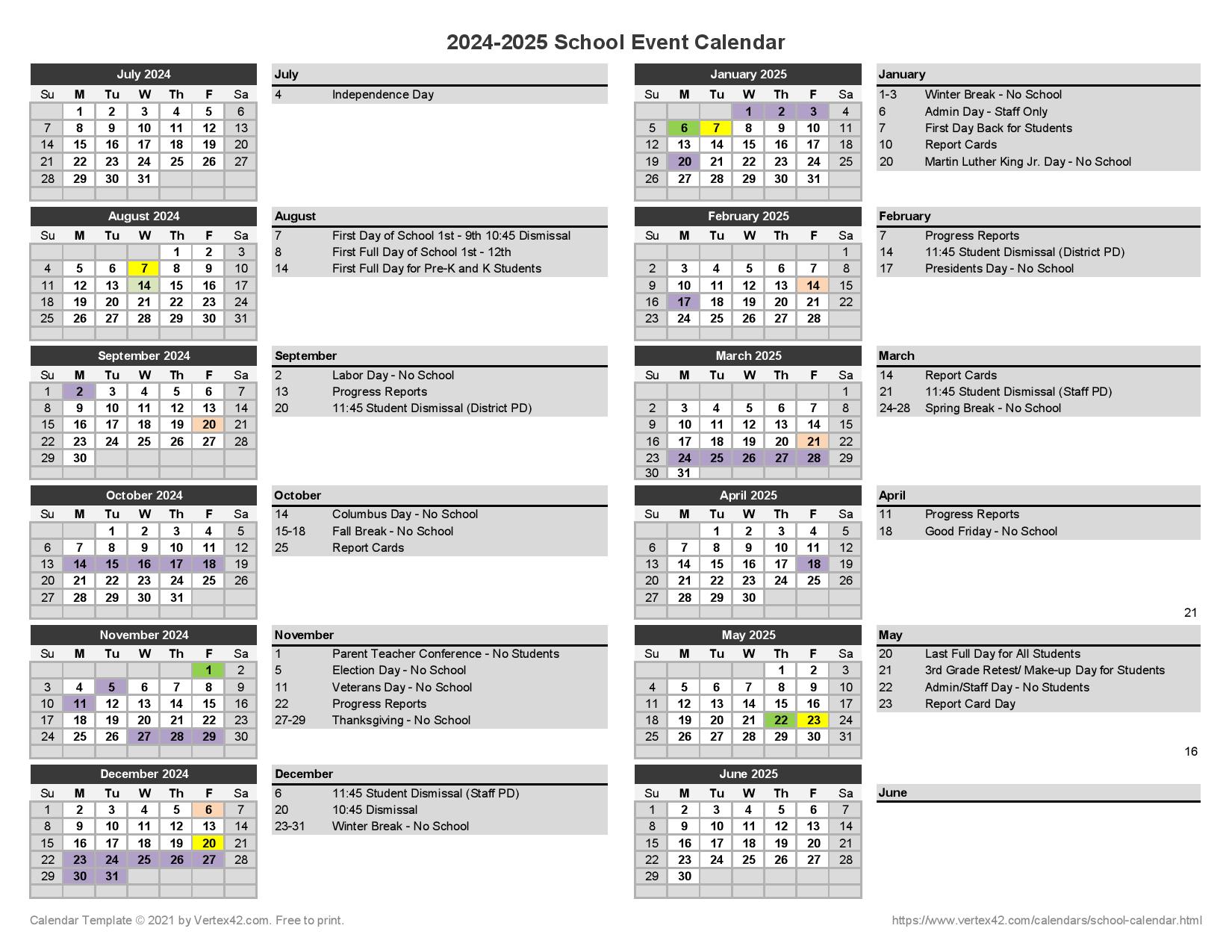 Cheatham County Schools Calendar 2025 in PDF Download Now