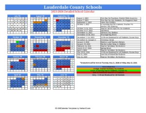 Lauderdale County Schools Calendar 2025 2026 in PDF Lauderdale County Schools Calendar 2025 2026 in PDF