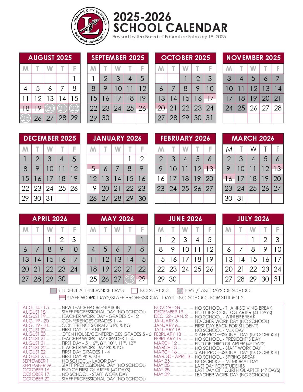 Calendar Lebanon Lebanon Holiday Parade Calendar Lebanon Lebanon Holiday Parade